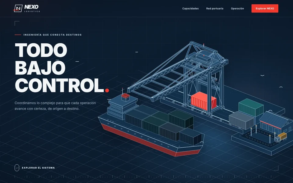 Portada de la demo NEXO Logistics